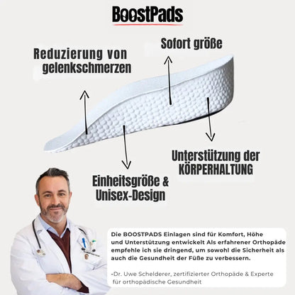Boostpads – Ergonomische Erhöhungseinlegesohlen - BoostPads - BoostPads - 